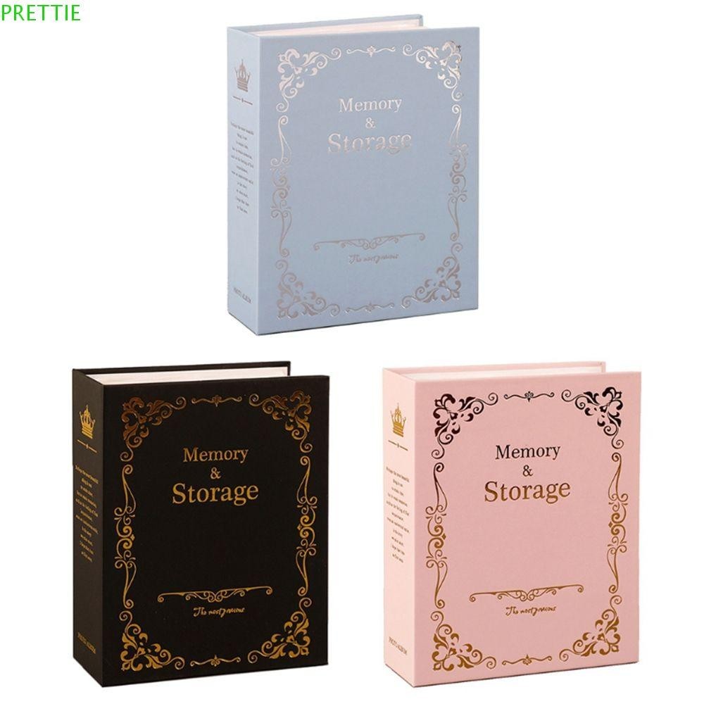 Prettie อัลบั้มภาพ DIY ตกแต่งบ้าน Scrapbooking Storage กรอบอัลบั้มวินเทจ
