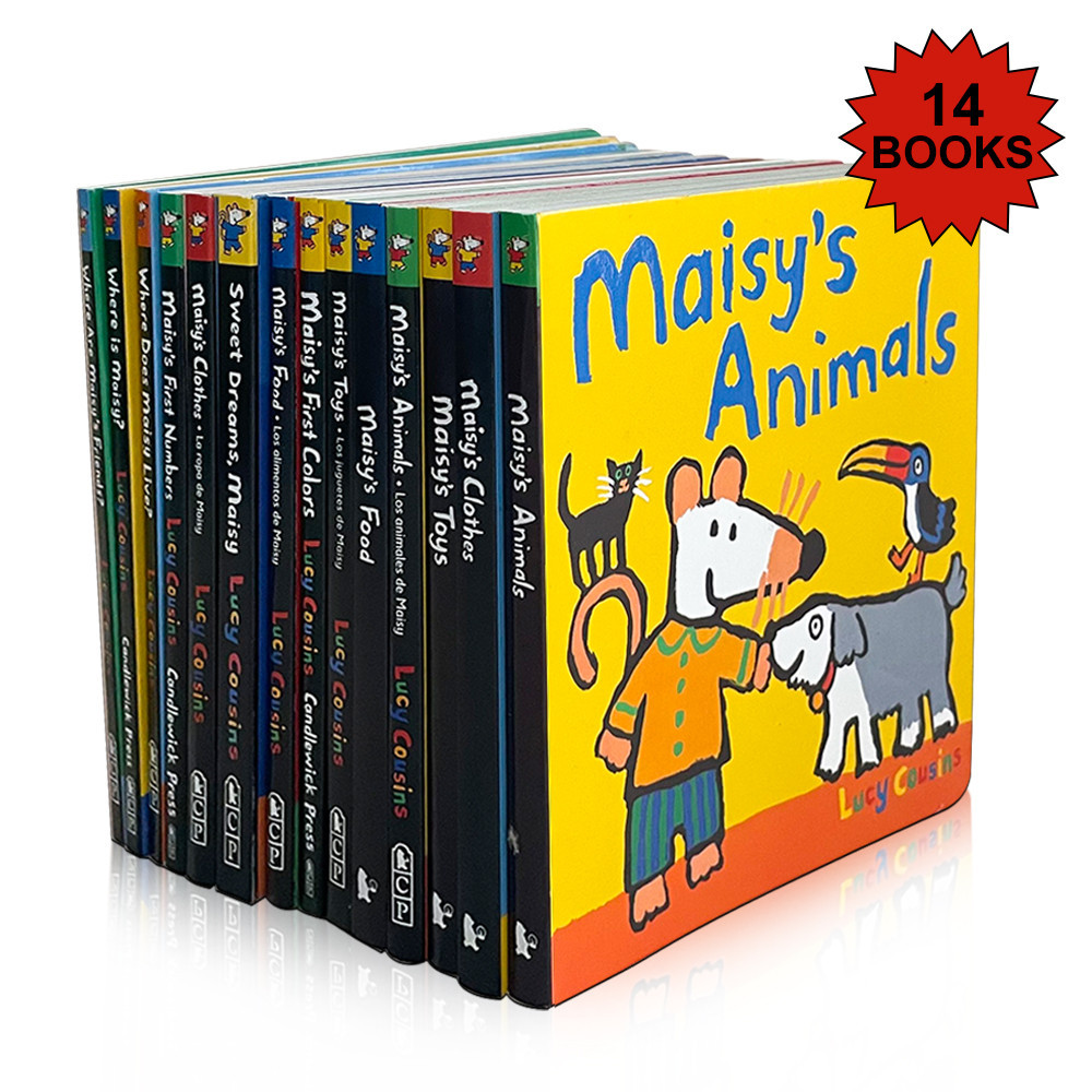 14 Books Maisy Educatioal English Book for Kids Baby Montessori Picture Book Bedtime Story Books