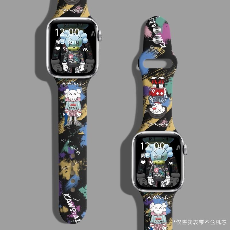 [สายนาฬิกา] เหมาะสําหรับสายนาฬิกา applewatch9 s8iwatch7/6/5/se/3/4 รุ่นสายรัดข้อมือสากล 33PU