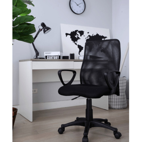 AJuShop SMITH เก้าอี้สำนักงาน HB-SEDIA-91 สีดำ **ถูกมาก