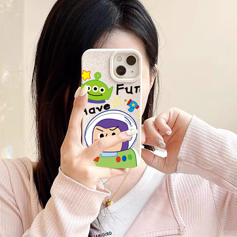 ขั้นสูง กรณีโทรศัพท์ อะนิเมะ ป้องกันการชนกัน iPhone 7 8 Plus 11 13 12 14 Pro Max 15PRO XR XS X นักบินอวกาศ
