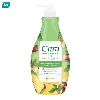 Citra ซิตร้า เอเอชเอ ทานาคา ยูวี ไบรท์ โลชั่น 500 มล. โลชั่น ลดเลือนจุดดำ ผิวเนียนใส
