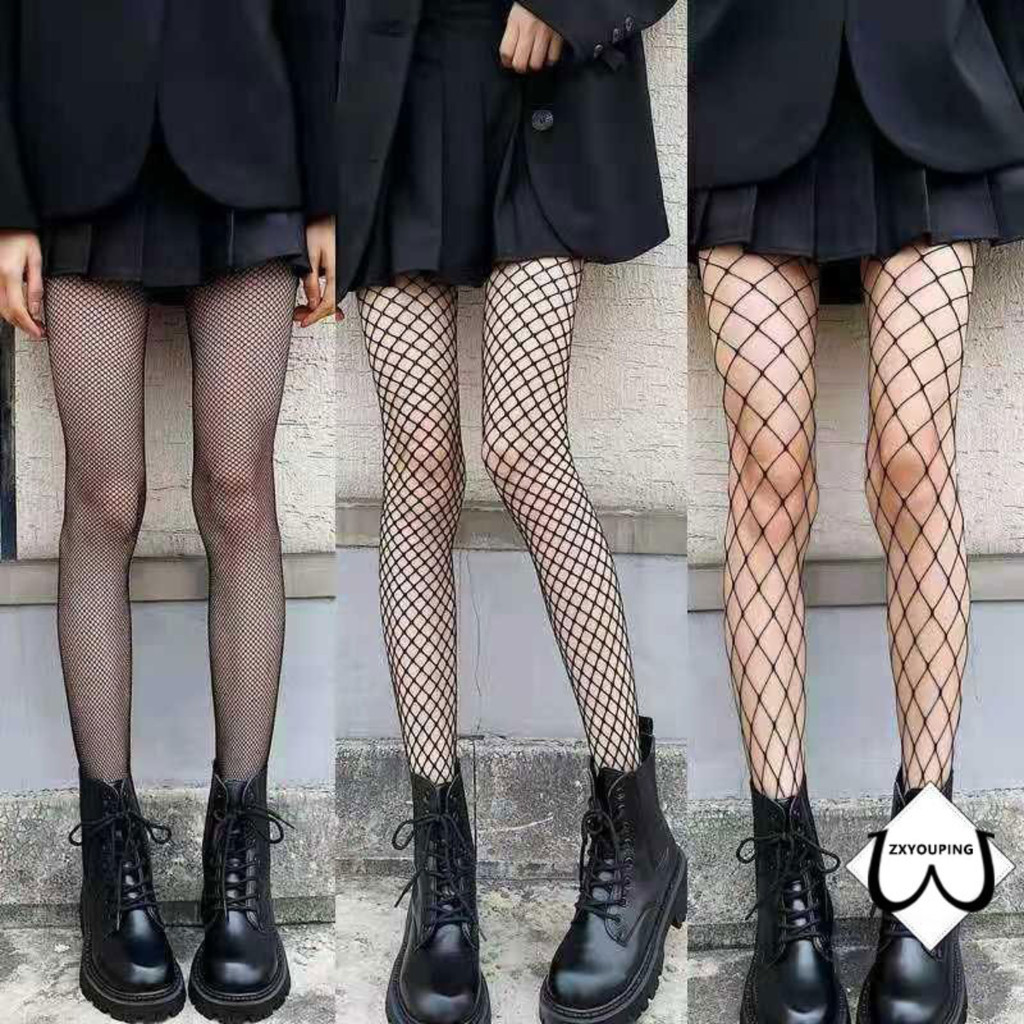 เซ็กซี่ตาข่ายสุทธิกลวงยืดถุงน่องตาข่าย/ถุงน่อง/ถุงน่อง/ถุงน่อง/สีดําและสีขาว-zxyouping