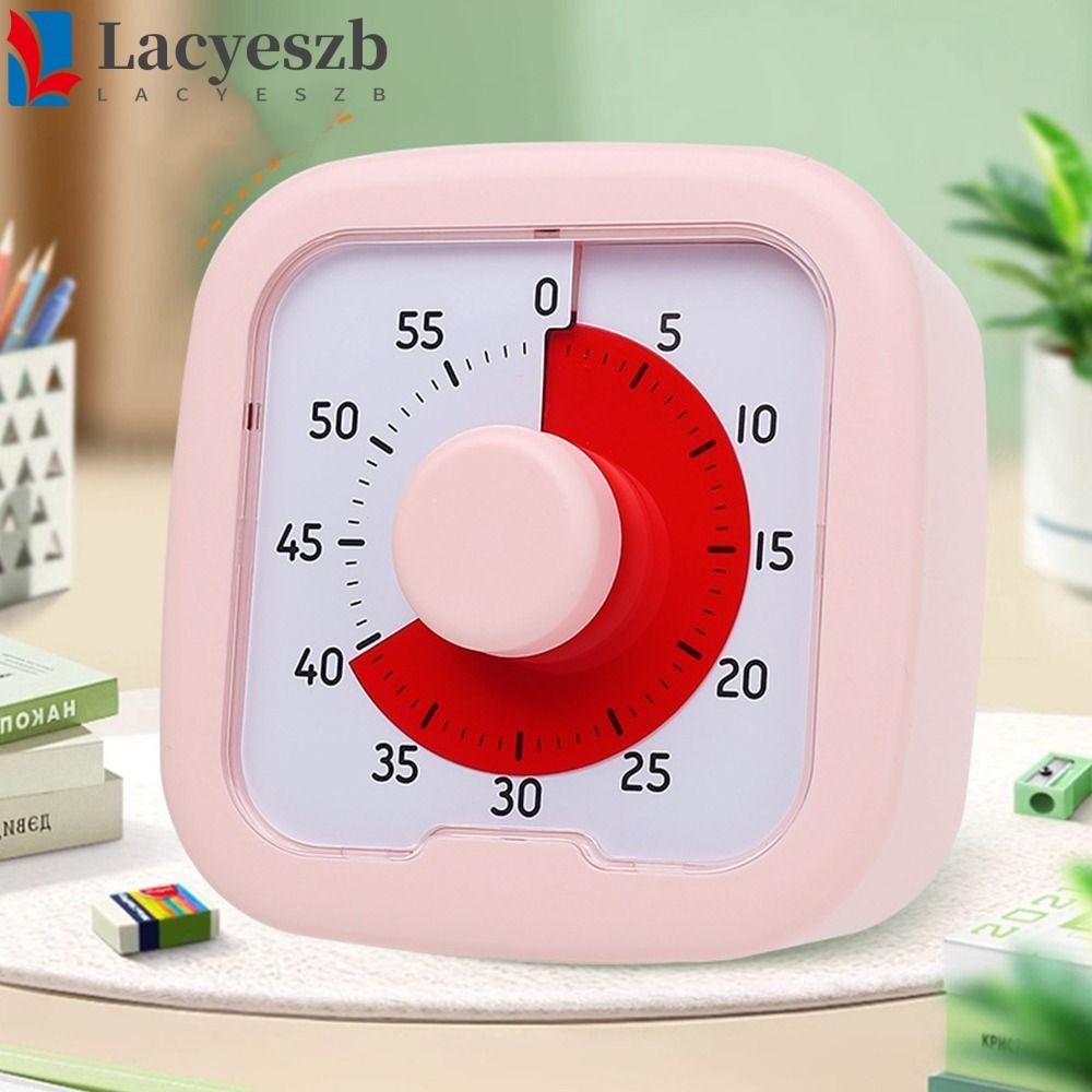 Lacyeszb Visual Timer, Silent 60-Minute Counting Timer, สะดวกพร้อมขาตั้งนาฬิกาจับเวลานาฬิกาปลุกวินัยในตนเองครัวทําอาหารจับเวลาเด็กและผู้ใหญ่