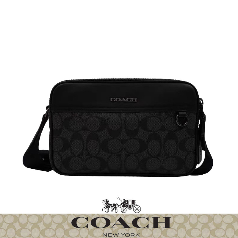 Coach กระเป๋าสะพายไหล่ผู้ชายคลาสสิก Messenger Bag C4149