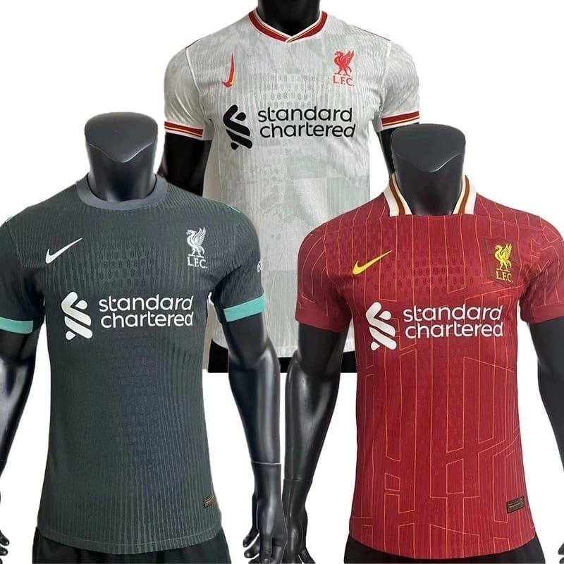 2024 2025 Player version LIVERPOOL HOME AWAY THIRD SHIRT 24/25 GRADE PLAYERS ISSUE VERSON SOCCER JER