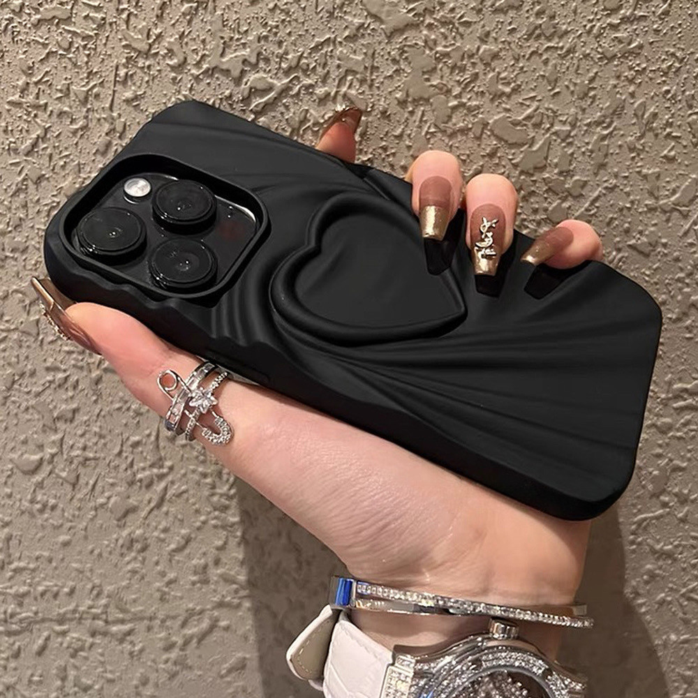 Color Love Heart Vortexเคสโทรศัพท์สําหรับiPhone 11 13 12 14 Pro Max 15 Pro Max 15 Pro 15 Plusคลุมทั้งหมดกันกระแทกปกอ่อน