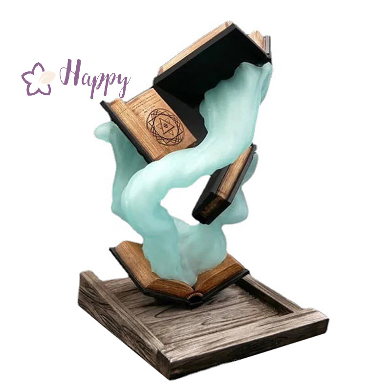 <Happybay> Tomes Of Magics Dice Tower Magics ถาดลูกเต๋าเครื่องประดับ Garden Gnome ประติมากรรมลดราคา