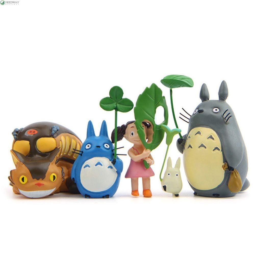 Needway โมเดลฟิกเกอร์พีวีซีรูปการ์ตูน My Neighbor Hayao Totoros Cat Miyazaki ของเล่นสําหรับเด็ก