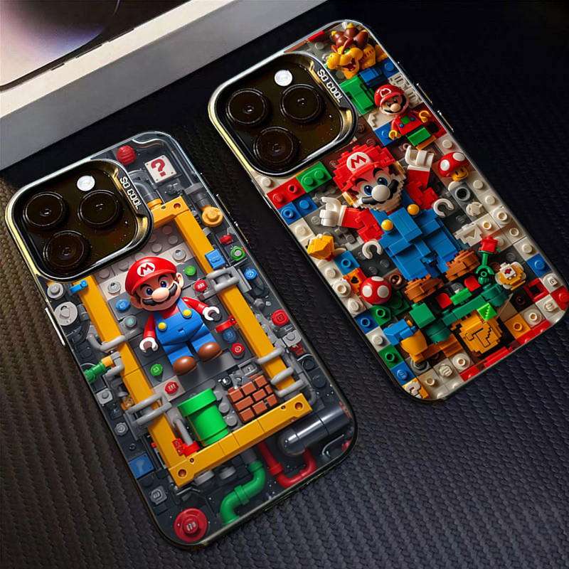 ปลอกสําหรับvivo Y17 Y15 Y03 V30 Pro Y100 Y16 Y20 Y17S Y21 Y27 Y36 Y02S Y21S Y35 Y15S Y95 Y15A Y12 Y11 Y30 Y22S Y30S Y20S Marioฝาครอบเกมน่ารัก