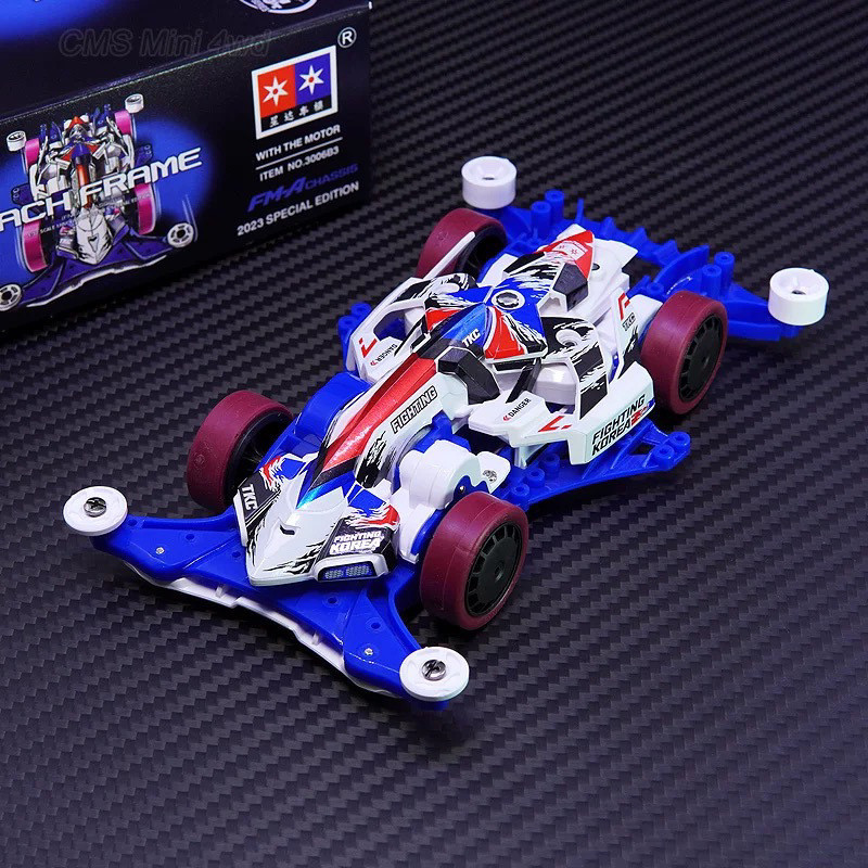 โมเดลรถแข่ง 4WD 1:32 Chassis รถทามิย่า มอเตอร์แรงๆ รถ Dash ของเล่นเด็ก Mini 4WD ประกอบเองได้