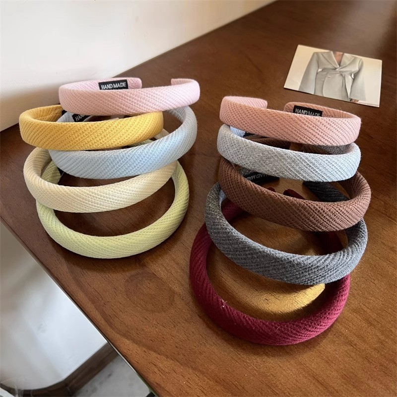 Elegant ผู้หญิงฤดูหนาวเครื่องประดับผมเกาหลี Head Hoop Hairband