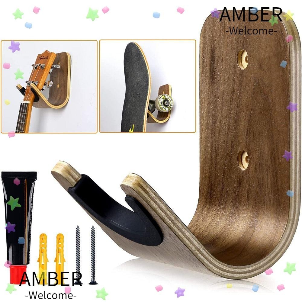 Amber ที่แขวนกีตาร์ เบส แบบไม้