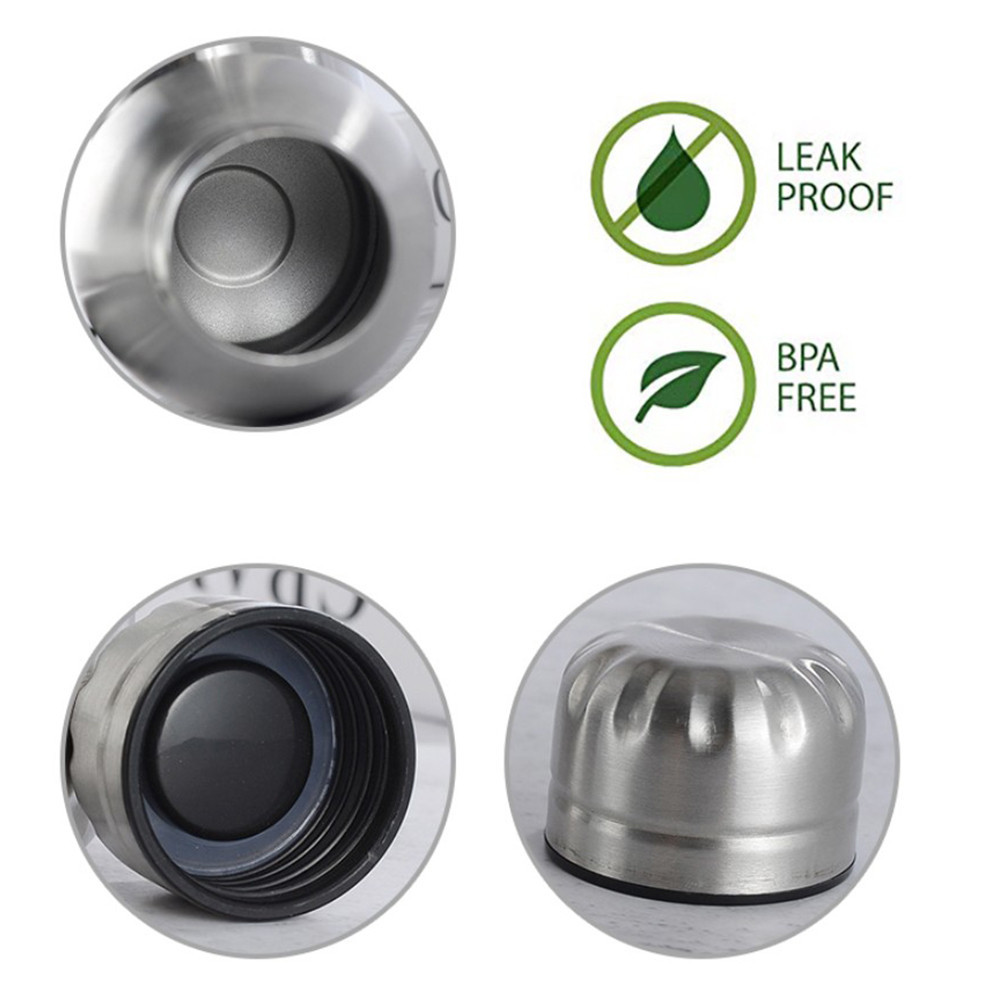 ขวดน้ำสแตนเลส 304 ขวดน้ำเก็บอุณภูมิ ขวดน้ำสุญญากาศ กระติกน้ำ ขวดน้ําพกพา กระป๋องน้ํา 500/750/1000ML - รูปที่ 5