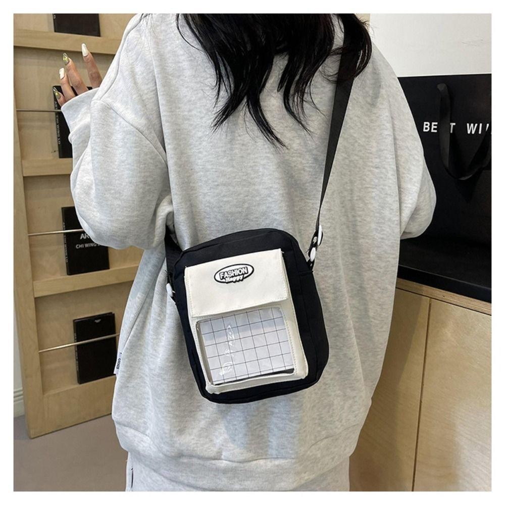 Olini กระเป๋าตุ๊กตา, PVC Uniform JK Kawaii Itabag, กระเป๋าสะพายกระเป๋าสะพายข้างกระเป๋าใส