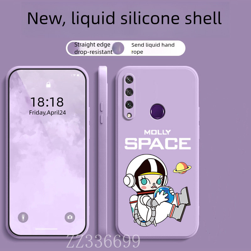 เคส Huawei y6p y7p y8p y9 prime 2019 y9s molly นักบินอวกาศเคสโทรศัพท์ซิลิโคนฝาครอบป้องกัน