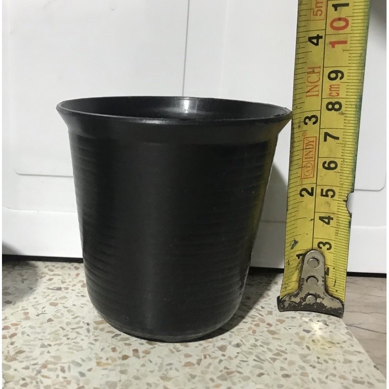 กระถาง 2.5 นิ้ว 3นิ้ว ทรงถ้วยจีน ชุด50ใบ และ 100 ใบ สีขาว เทา อิฐ ดำ