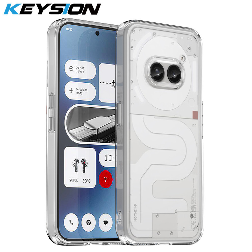 Keysion โปร่งใสกันกระแทกสําหรับ Nothing โทรศัพท์ 2A Plus Soft TPU ซิลิโคนกันกระแทกโทรศัพท์ฝาหลังสําหรับโทรศัพท์ Nothing 2A Plus