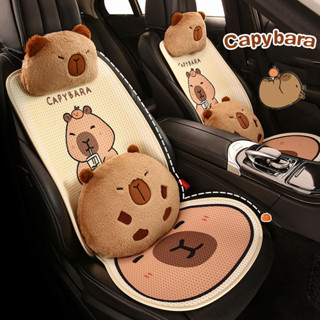 🚘เบาะรองนั่งรถยนต์ ที่หุ้มเบาะรถยนต์ ระบายอากาศได้ Capybara …