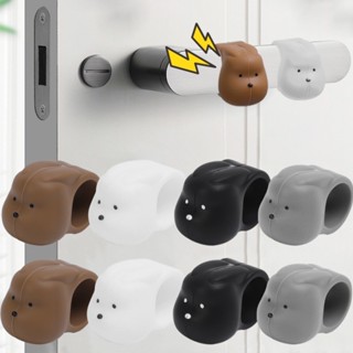 มือจับประตูซิลิโคนแผ่นกันกระแทก-กันชนประตูชน-สําหรับผนัง,ประ…