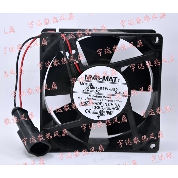 NMB 3615KL-05W-B50 24V 9038 0.32 A ABB อินเวอร์เตอร์พัดลมระบายความร้อนโดยเฉพาะ