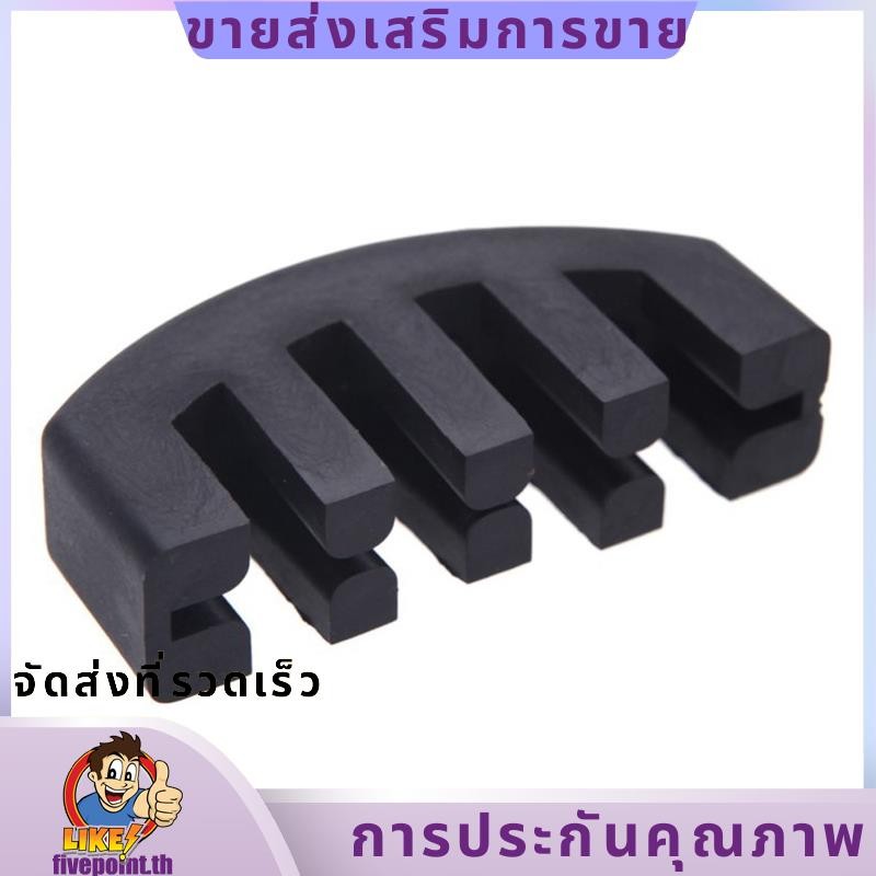 ยางปิดเสียงตัวเก็บเสียง 4/4 ไวโอลิน Fiddle ฝึกซ้อมเล็กน้อย Black.fivepointth