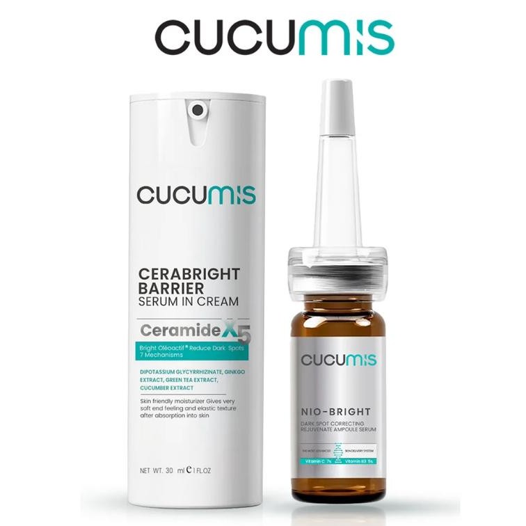 เวลวีเนส คูคูมิส WELLVENESS CUCUMIS AMPOULE SERUM และ CERABRIGHT SESUM IN CREAM