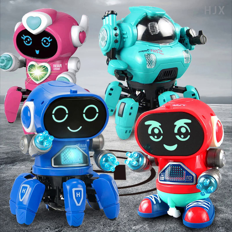 Fun Electric Dance Music Light Walk Doll Robot Toy for Children Kid Boy Girl Baby Toddler 7 8 9 12 M