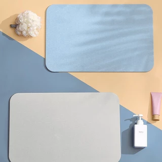 พรมหินเช็ดเท้าญี่ปุ่น มี 2ขนาด 30x40cm./39x60cm. ซับน้ำดีที่สุด พร้อมส่งในไทย #พรมหิน
