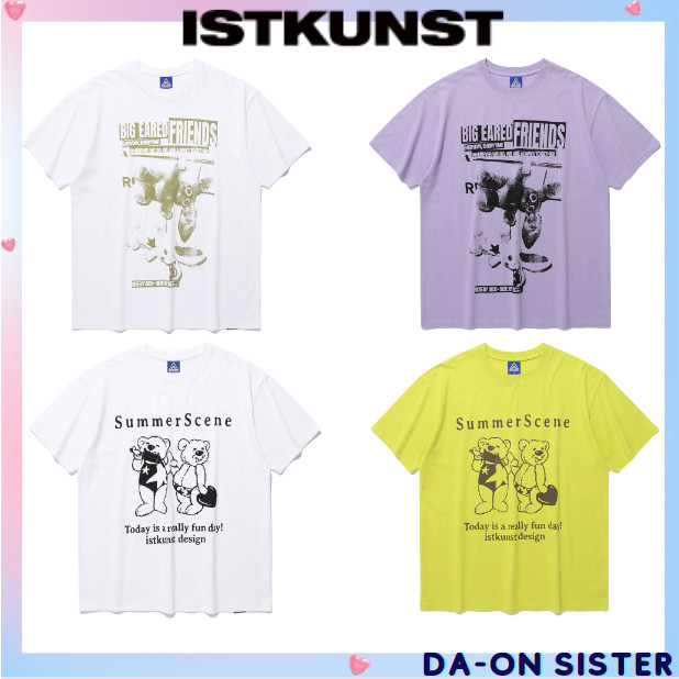 [ Istkunst ] BIG EARED FRIENDS / FUNDY TEE (unisex) เกาหลี ของแท้ 100%