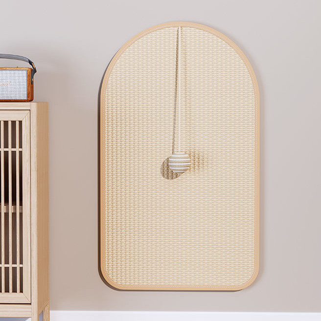 พรมลับเล็บแมว เสื่อป้องกันแมวป่านศรนารายณ์ แบบติดผนัง แผ่นคว้าอเนกประสงค์ กันรอยข่วนได้ดี - รูปที่ 6