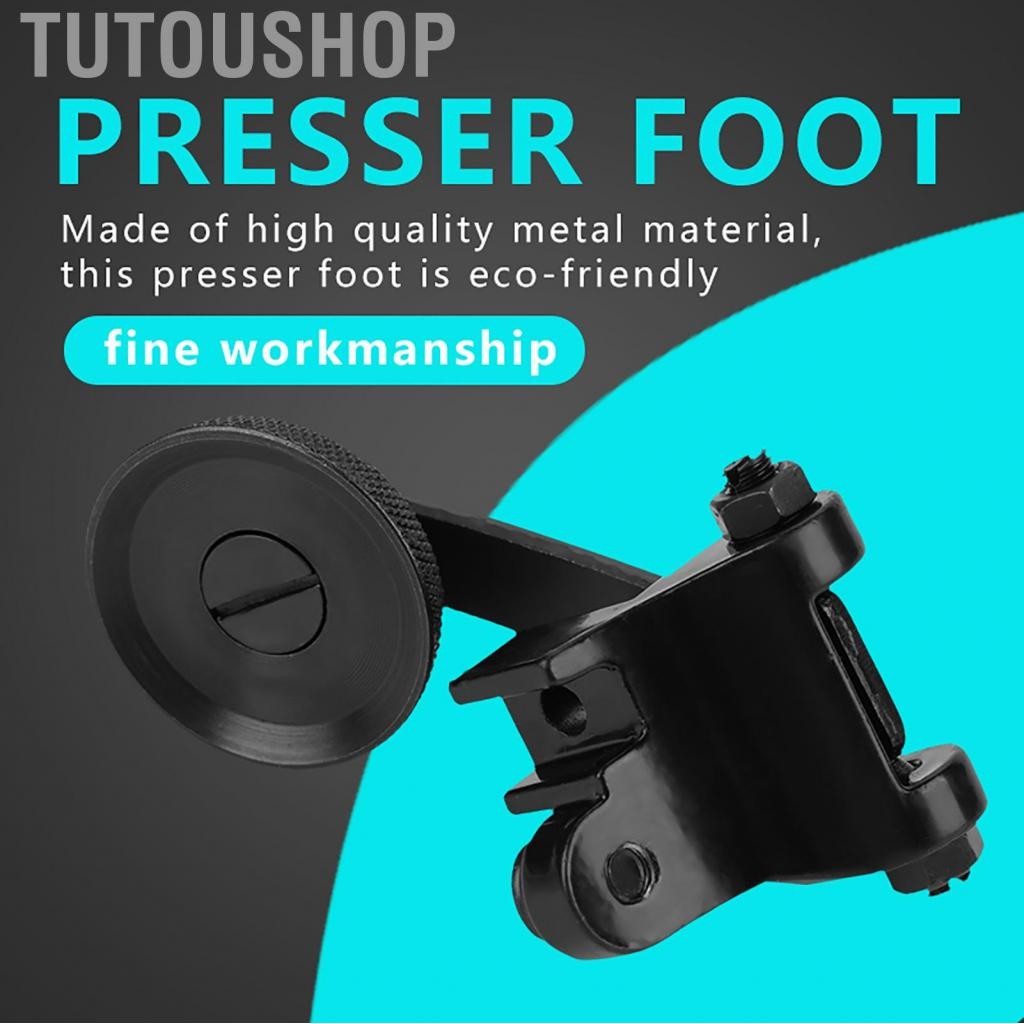 Tutoushop จักรเย็บผ้า Presser Foot Roller Plate Feed Singer อะไหล่ทนทาน