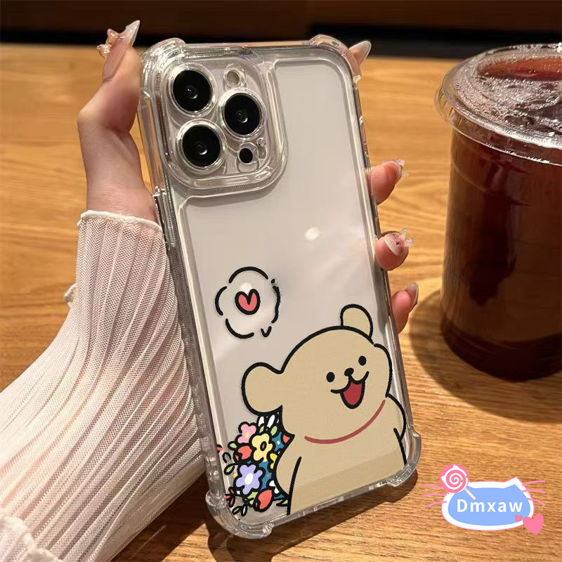 สุนัขน่ารักดอกไม้เคสโทรศัพท์สําหรับVivo S50 S30 Pro Mini V70 V70FE V60 V50 V50E Lite Y37T Y31D Y29 Y