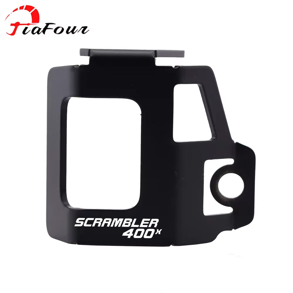 Fit สําหรับ Speed 400 Scrambler 400X 2023-2024 ด้านหลัง Brake Fluid Reservoir Guard Cover Protector
