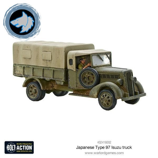 [พร้อมส่ง] WARLORD GAMES: BOLT ACTION: Japanese Type 97 Isuzu truck โมเดลยานพาหนะจำลองสงครามโลก