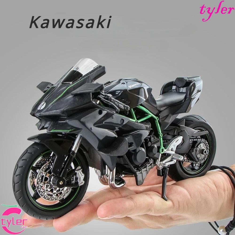 Tyler รถจักรยานยนต์Diecast,Staticเคลื่อนย้ายได้รถจักรยานยนต์,Motobikeโลหะ 1:18 Ninja ZX-12Rรถจักรยานยนต์ของเล่นตกแต่งบ้าน