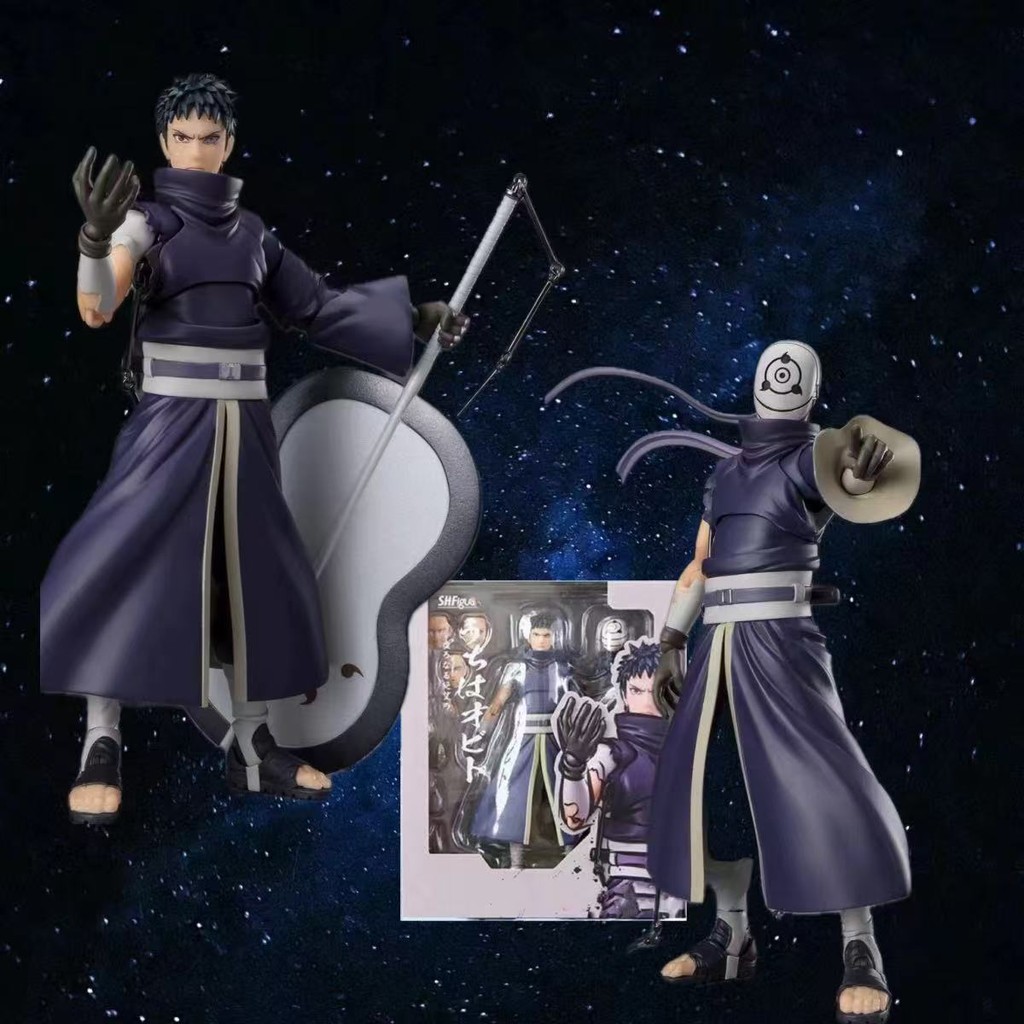 นารูโตะรูป SHFiguarts Shf Shippuden Uchiha Obito Action Figure Ko ของเล่นคอลเลกชันของขวัญ