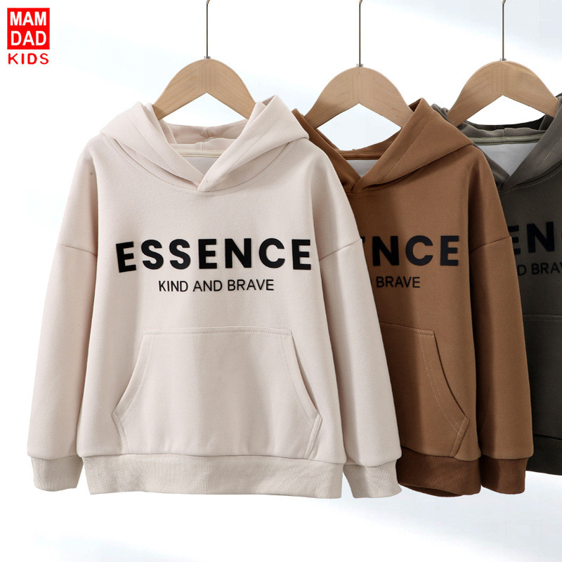 วัยรุ่นเสื้อกันหนาวฤดูใบไม้ผลิและฤดูใบไม้ร่วงใหม่เกาหลีรุ่นอินเทรนด์เด็ก คลุมด้วยผ้า สูงสุด เด็กชายและเด็กหญิงวัยกลางคนและเด็กโตสวมเสื้อยืดสินค้าใหม่ 0903