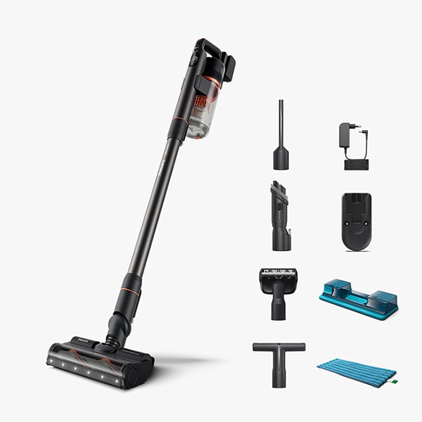 เครื่องดูดฝุ่นไร้สายดูดพร้อมถู PHILIPS รุ่น XC7055/01