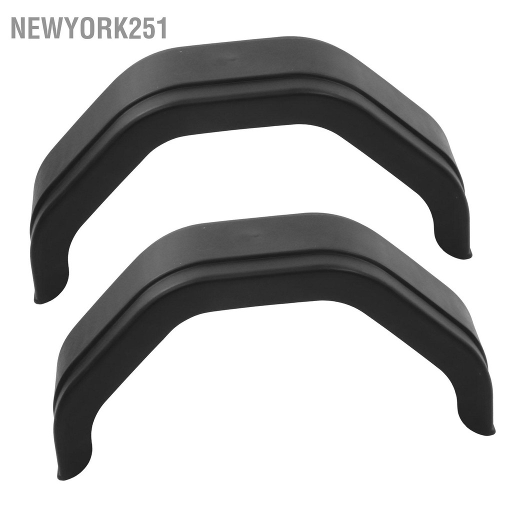 Newyork251 2 Pcs Trailer ล้อ Mudguard ความแข็งแรงสูงยางเดี่ยวเพลา Mud Guard สำหรับ 12in 13in ล้อรถพ่