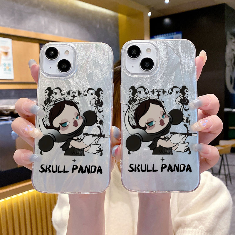 เคส iphone 11 Pro Max 16 Pro Max 16PLUS 11PRO XS Max XR X 6 6S SE2 SE3 7PLUS 8PLUS 13 Pro Max 12 14 Pro Max 15PLUS 14PLUS 15 Pro Max YS903 skull panda Camlet เคสโทรศัพท์