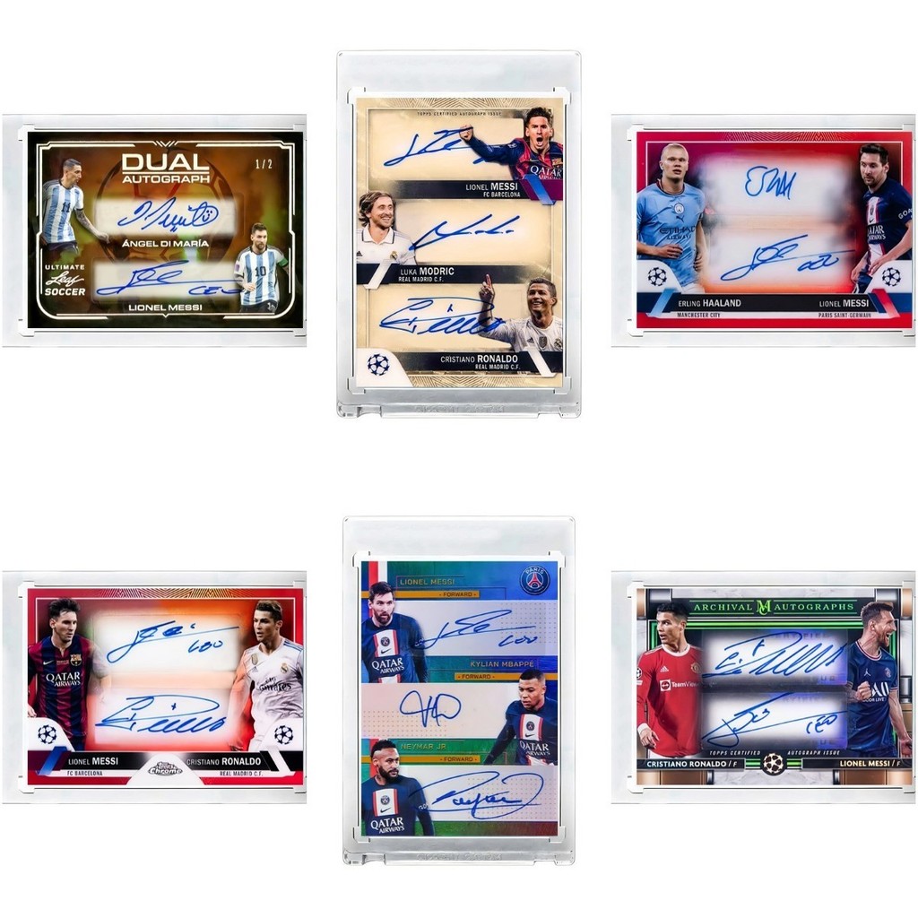 C Romesim Barpenier Collection Card ป้ายคู่สามป้าย Ball Star Card Non-Panini Football Homemade Card