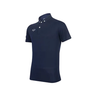 Grand Sport เสื้อโปโลแกรนด์สปอร์ต เสื้อทำงาน ใส่สบาย ไม่ต้องรีด สีล้วน รหัส 12-261 (012261) ดำ กรม