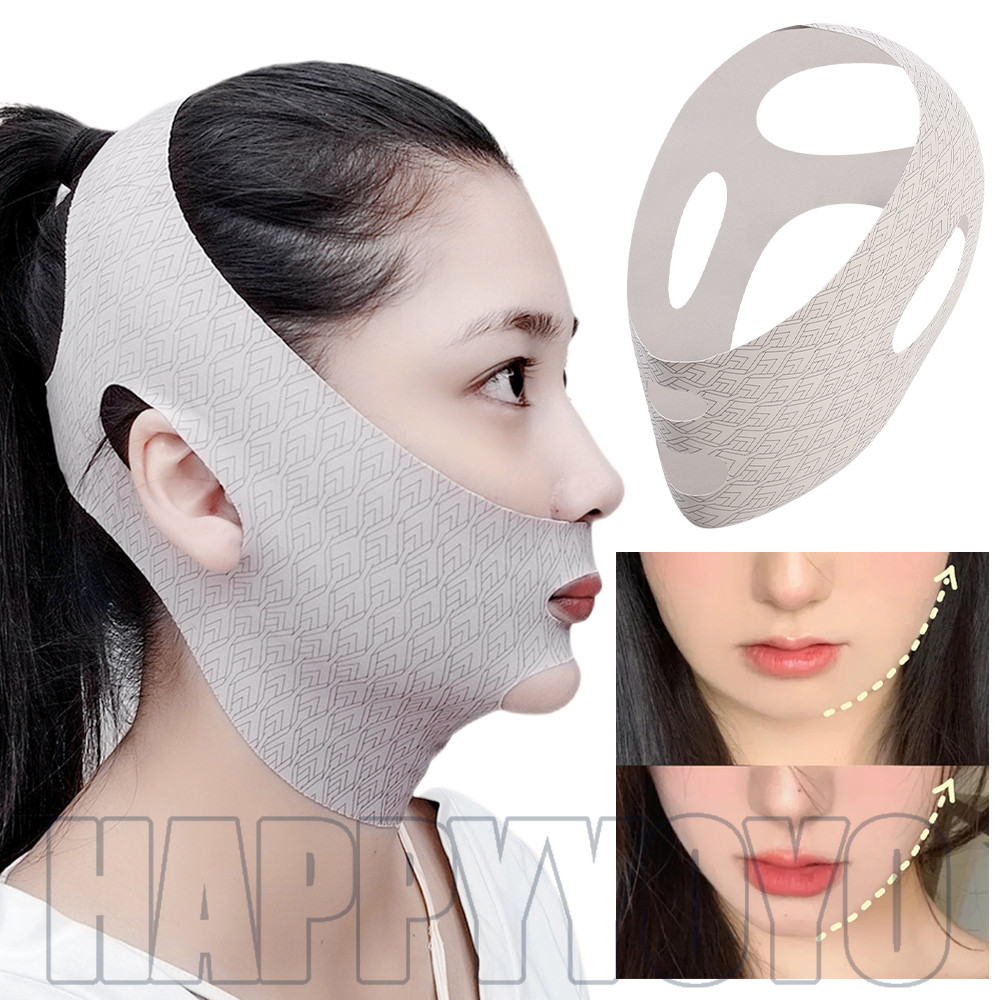 Breathable Adjustable Facial Slimming Bandage-ลดDouble Chin Elastic Sleep Mask- V Shaper Face Lifting ต่อต้านริ้วรอยสายรัดนวดเข็มขัด