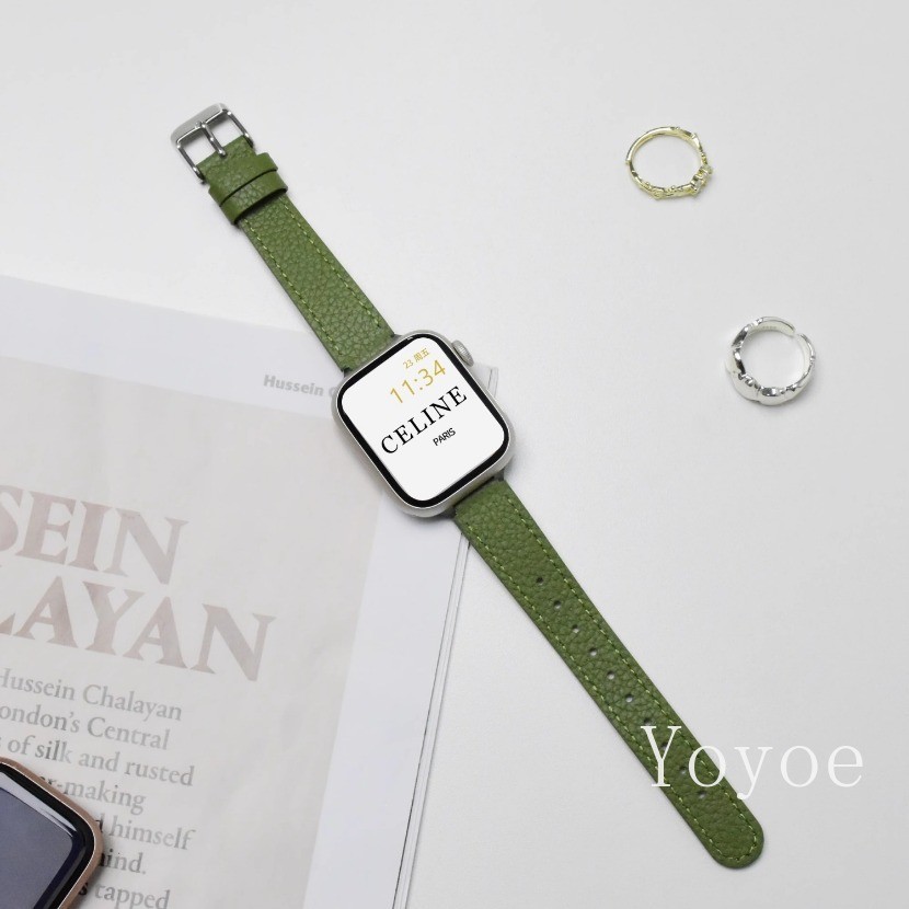 หนัง บาง สายสําหรับ แอปเปิล ดู 46 มม. 44 มม. 40 มม. 41 มม. 45 มม. 38 มม. 42 มม. 49 มม. 44 45 สําหรับ iดู ชุด 10 9 8 7 กับ 6 5 4 3 2 1 ผู้หญิงสร้อยข้อ