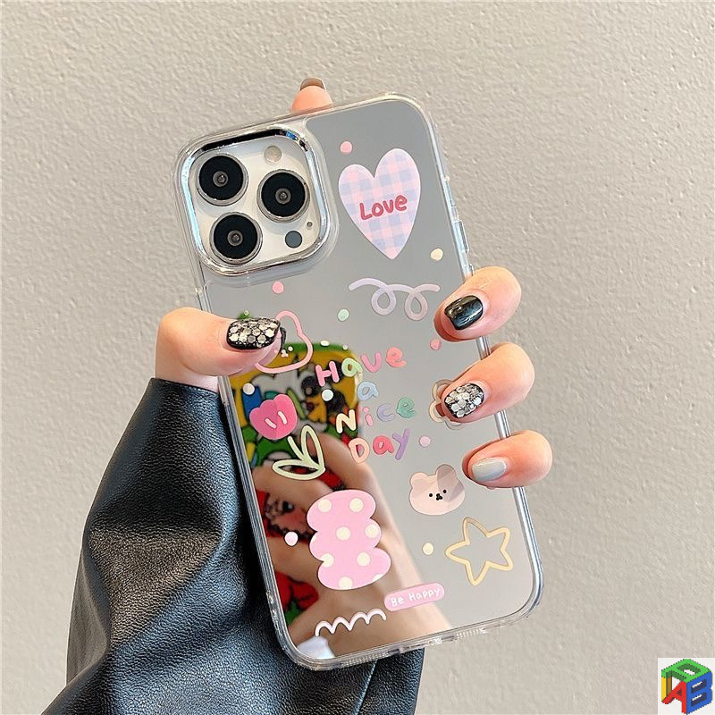กระจกทดสอบด้วยไฟฟ้ารูปแบบใหม่สําหรับ iPhone 15/16promax 14lus 13 12 11promax x al เคสป้องกันการตกแบบรวมทุกอย่าง