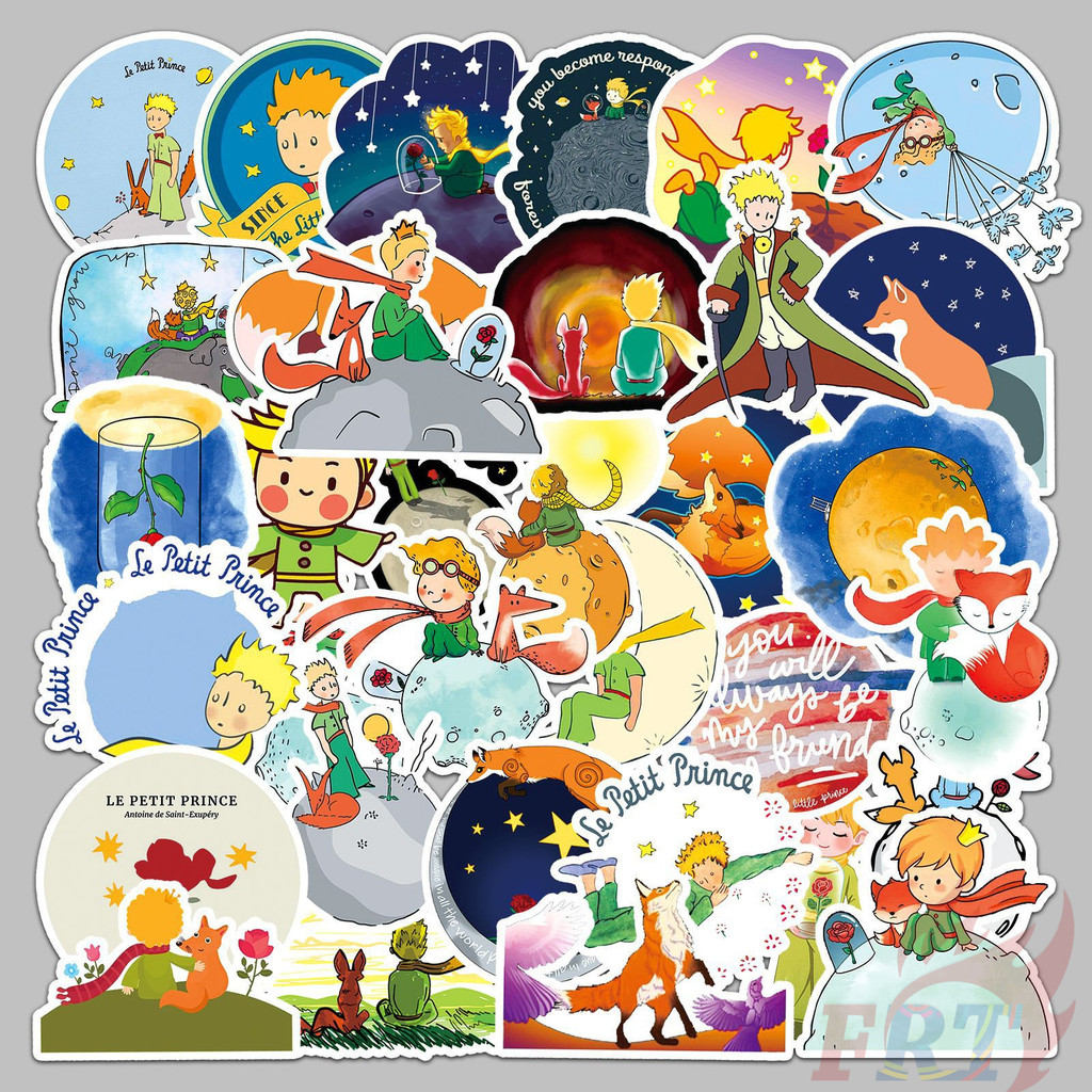 Le Petit Prince Series 02 The Little Prince Stickers 50Pcs/Set DIY Fashion Waterproof Doodle Decals Stickers