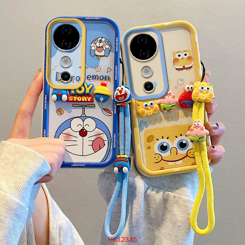 เคส vivo V40 vivo V40 Pro การ์ตูนตุ๊กตาการ์ตูนของเล่น  การ์ตูน TPUSoft ซิลิโคนเคสโทรศัพท์ PQG22