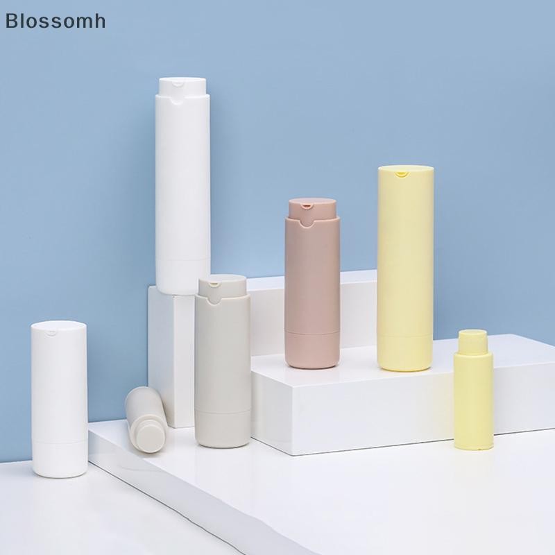 Blossomh 25ml/45ml ขวดอิมัลชันสูญญากาศแบบหมุนเปล่าเปลี่ยนได้ด้านใน Liner Airless ขวดโลชั่นคอนเทนเนอร์เครื่องสําอางใหม่