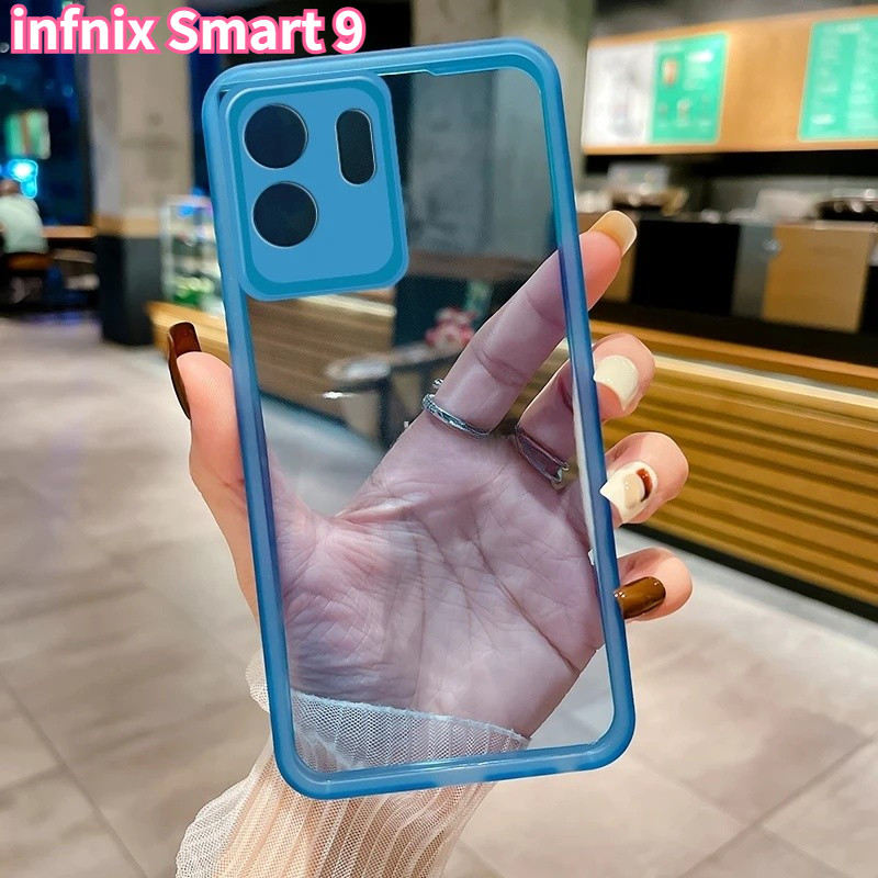 Infinix Smart 9 10 Smart9 Hot 50i 4G 5G 2024 เคสโทรศัพท์โปร่งใสนุ่มบางใสป้องกันกรณีสําหรับ infnixSma